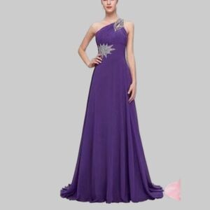 FTBY One Shoulder Formal Dress Estimated Size 16 Prom